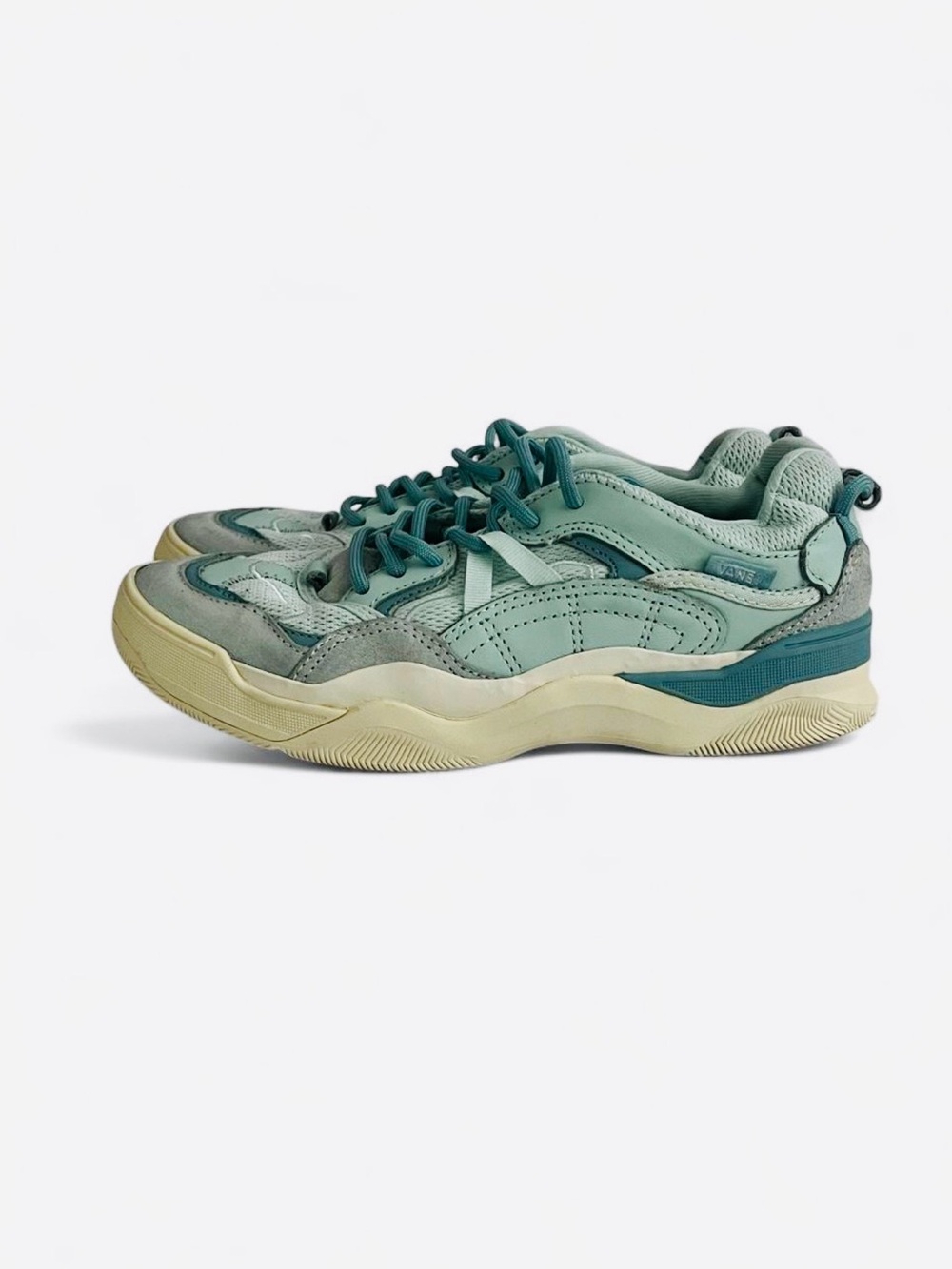 Vans Varix WC Mint Green Chunky WaffleCup Sneakers Women 7 Men 5.5